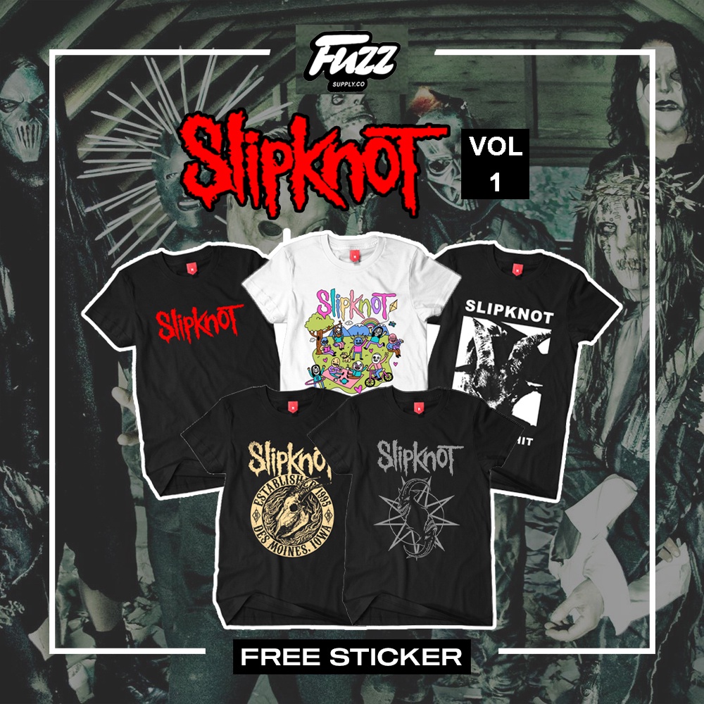 KAOS SLIPKNOT / KAOS BAND METAL / BAJU KAOS DISTRO MUSIK PRIA WANITA PREMIUM