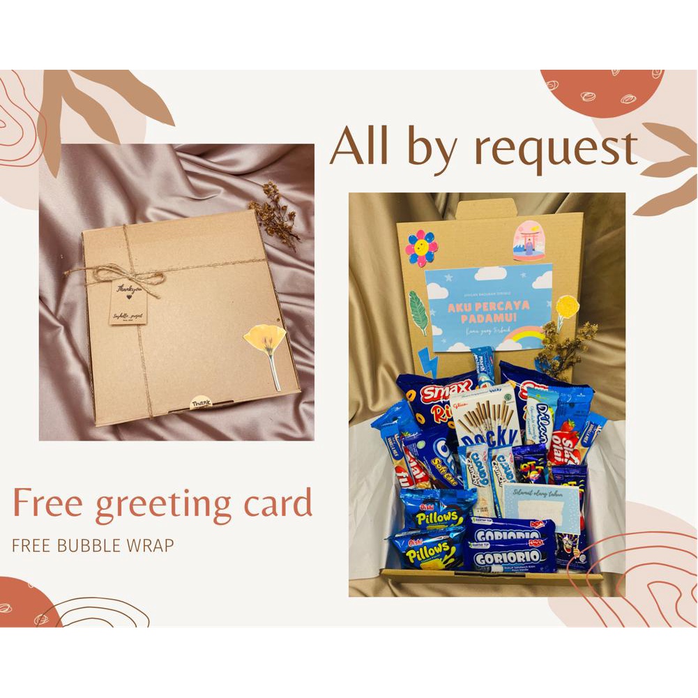 HAMPERS SNACK BOX  / kado valentine /  hadiah valentine / Giftbox / Hampers makanan / kado ulang tahun / hadiah wisuda / kado cewe hampers lebaran / hadiah kelulusan
