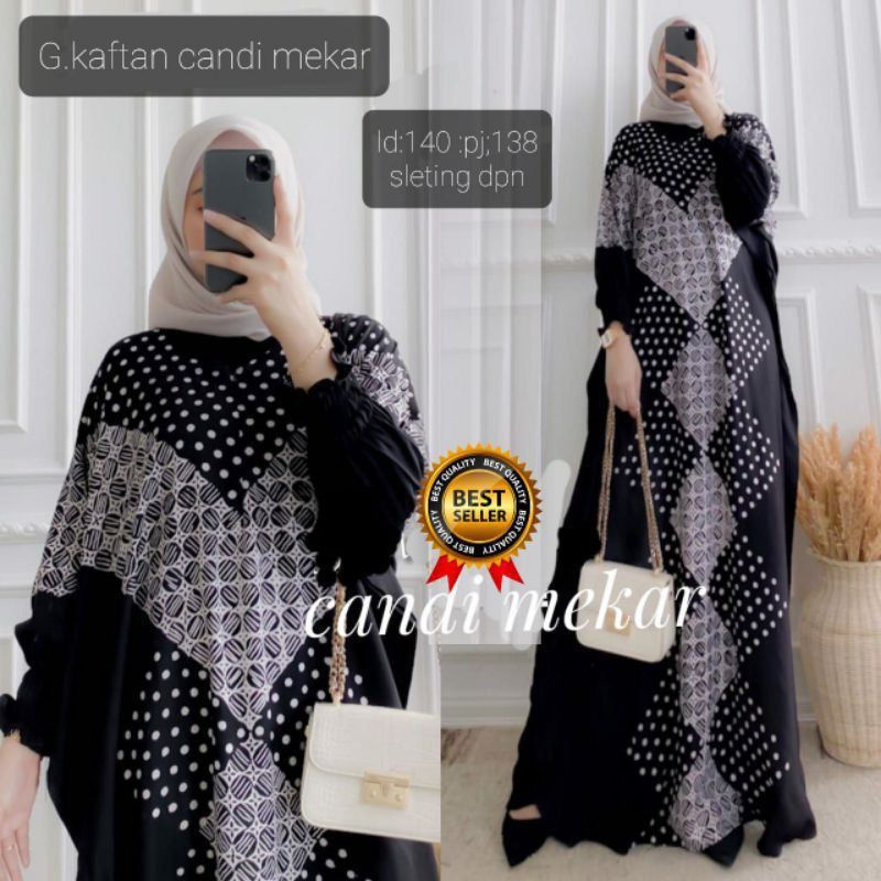 kaftan candi mekar new arival