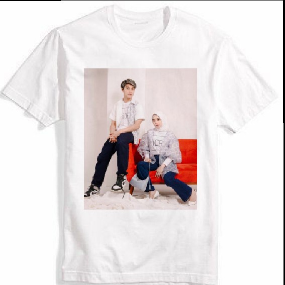 Kaos Distro T-SHIRT Katun Distro Lesty kejora dan rizky billar 02