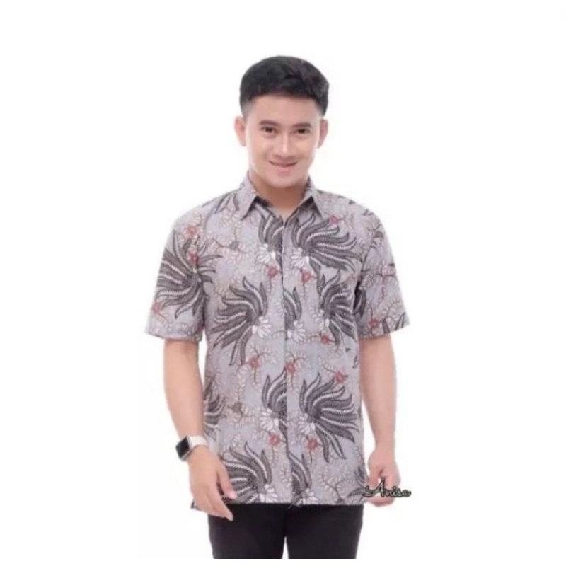 kemeja batik pria lengan pendek/hem batik pria/kemeja pria/kemeja batik/baju batik