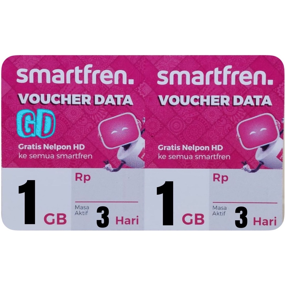 VOUCHER SMARTFREN 1GB 3HARI