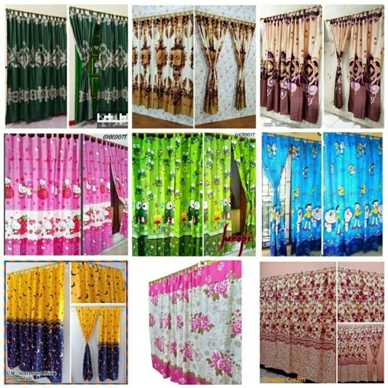 GORDEN PINTU KARAKTER MURAH KAMAR TIDUR | HORDENG TIRAI PINTU KAMAR TIDUR