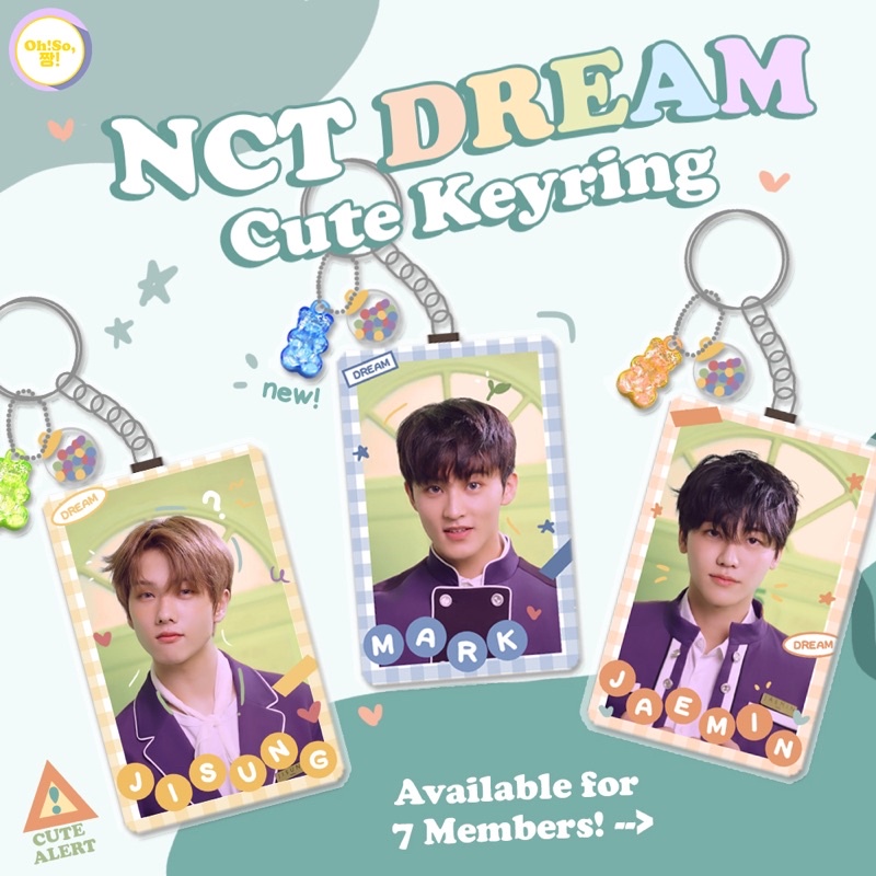 NCT DREAM KEYRING KEYCHAIN GANCI GANTUNGAN ACRYLIC KUNCI VOL.2 NCT