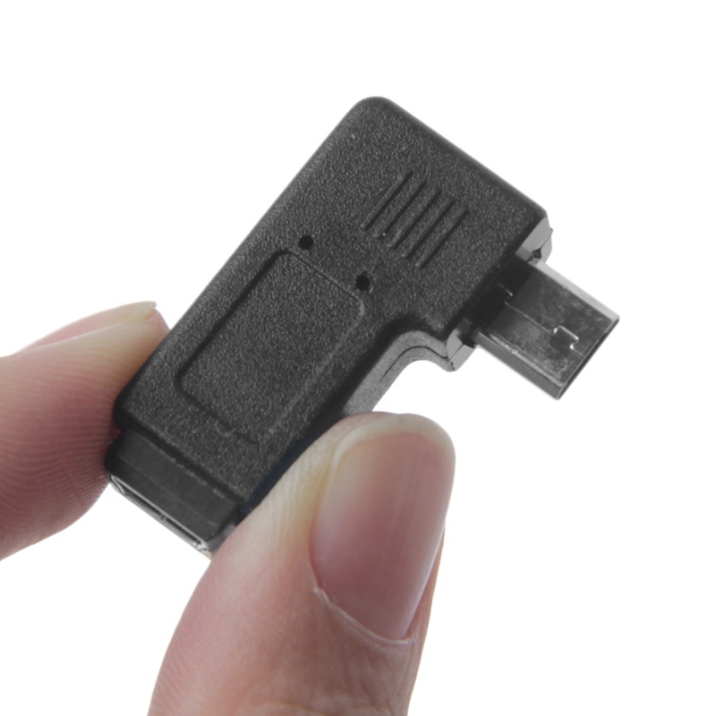 VIVI   90° Left &amp; Right Angled Mini USB 5Pin Female To Micro USB Male Data Sync Adapter