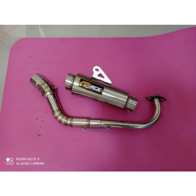 Knalpot RCB RACING Slencer pendek Mio. Knalpot Mio Sporty  Knalpot racing