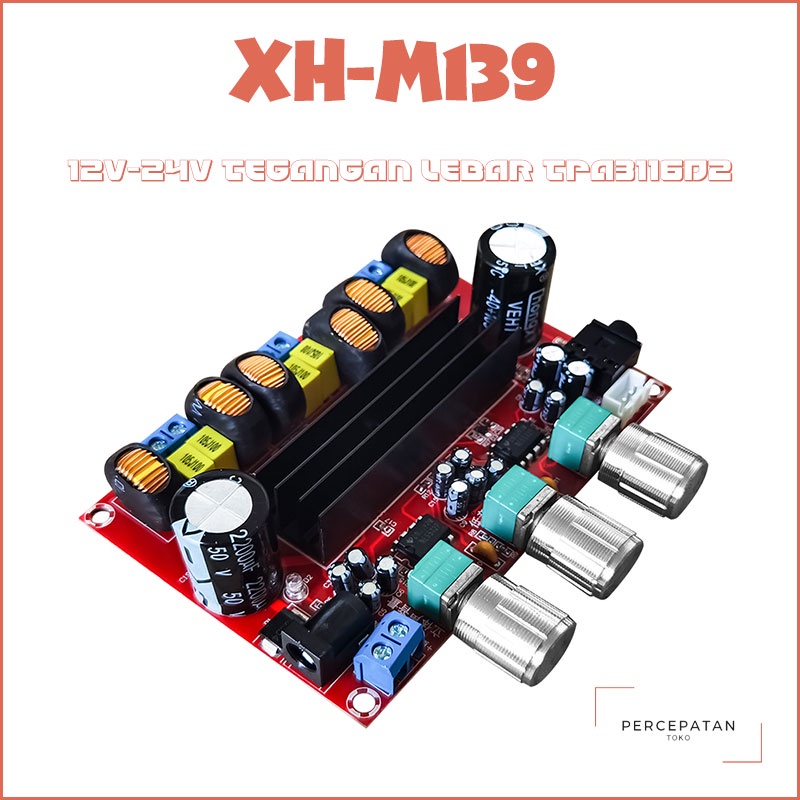 Jual 【XH-M139】 2.1 Channel Digital Power Amplifier Board Tegangan Lebar ...