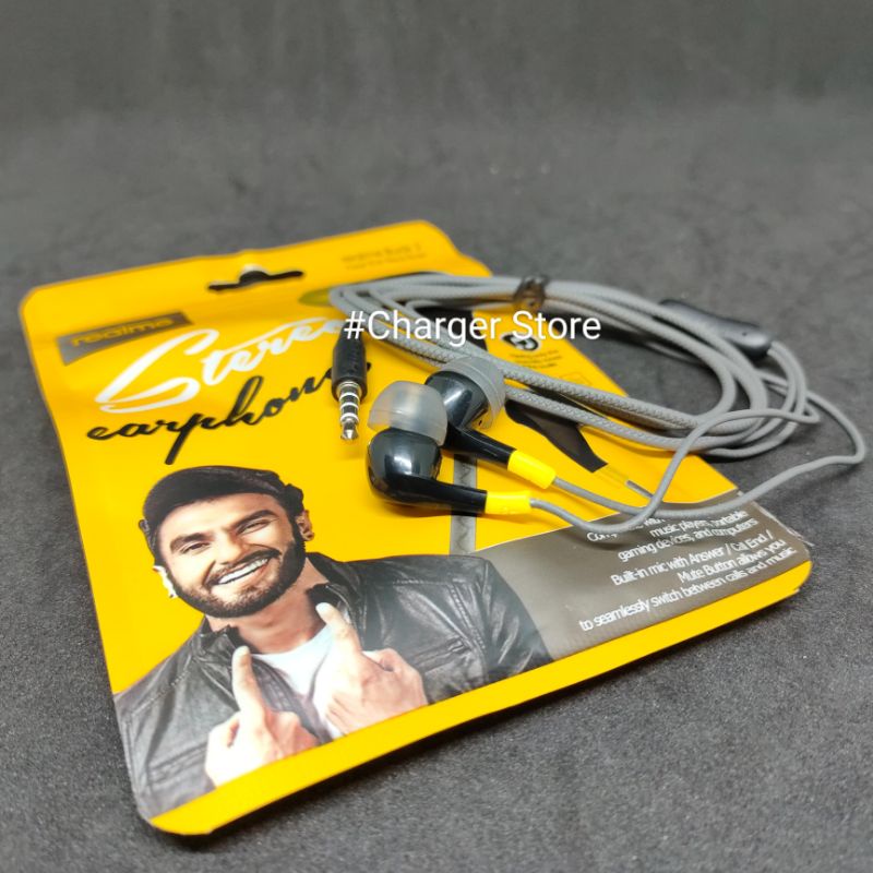 Headset Realme Buds 2 Stereo Earphone Real Bass Realme 3 Pro C1 C2 C3