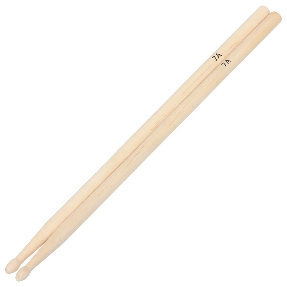 2pcs Stik Drum 7A Bahan Kayu Maple