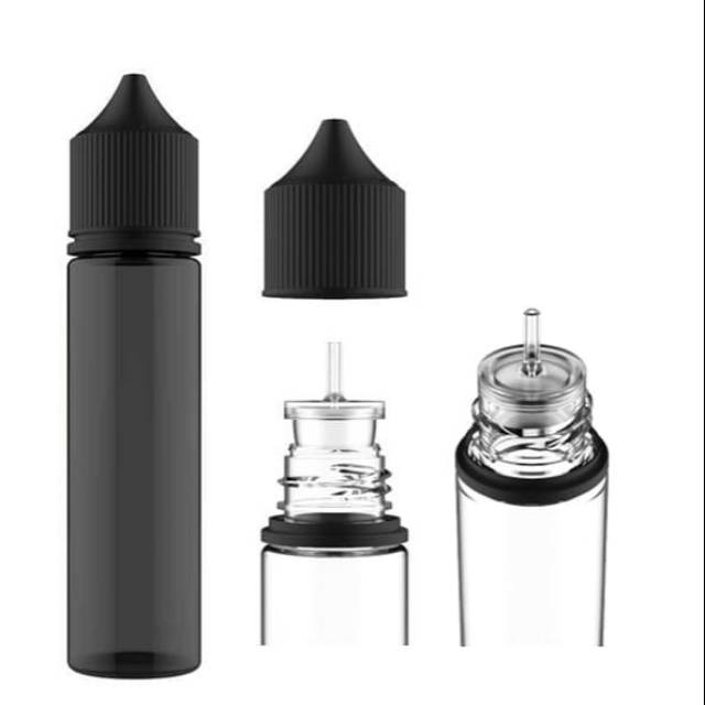Botol Chubby Gorilla Unicorn 60ML V3 terbaru - BLACK