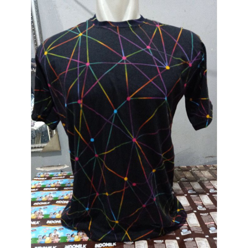 Kaos oblong segi tiga size S-5XL