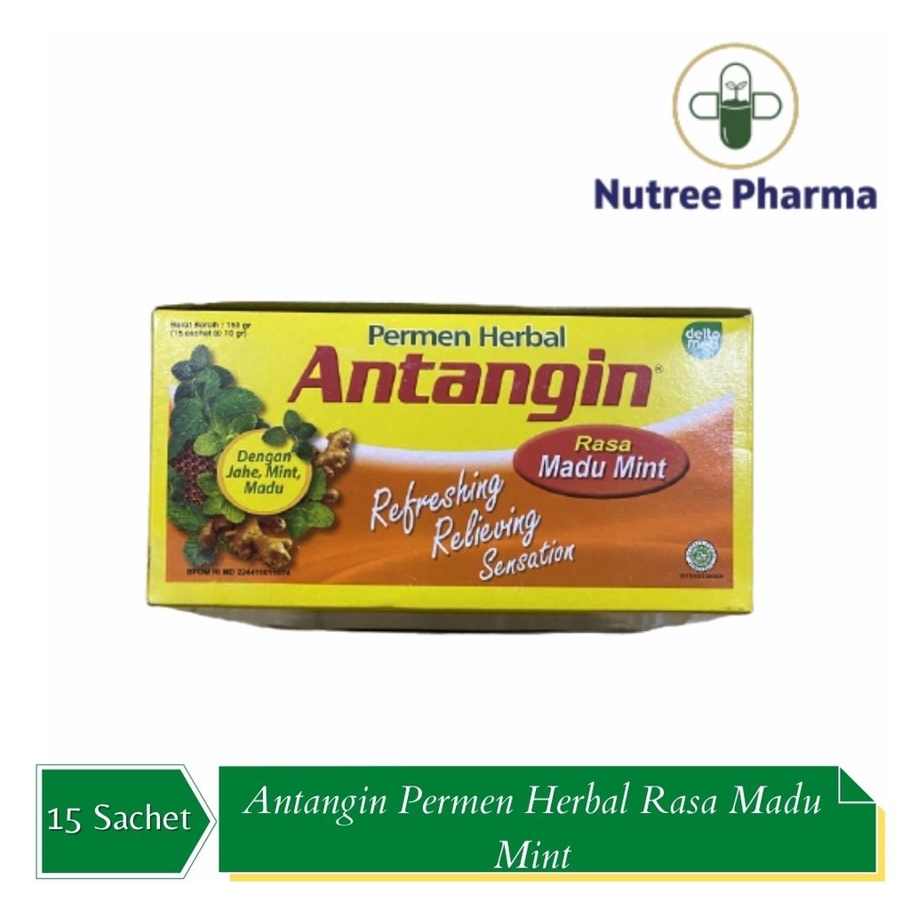 

ANTANGIN PERMEN HERBAL RASA MADU MINT ISI 15 SACHET