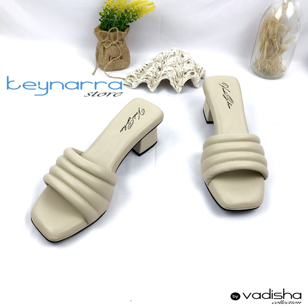 VADISHA ARABELLA Sendal Wanita, Sendal Heels/ Sendal Hak Tahu 5cm RN 22  By.Keynarra Store