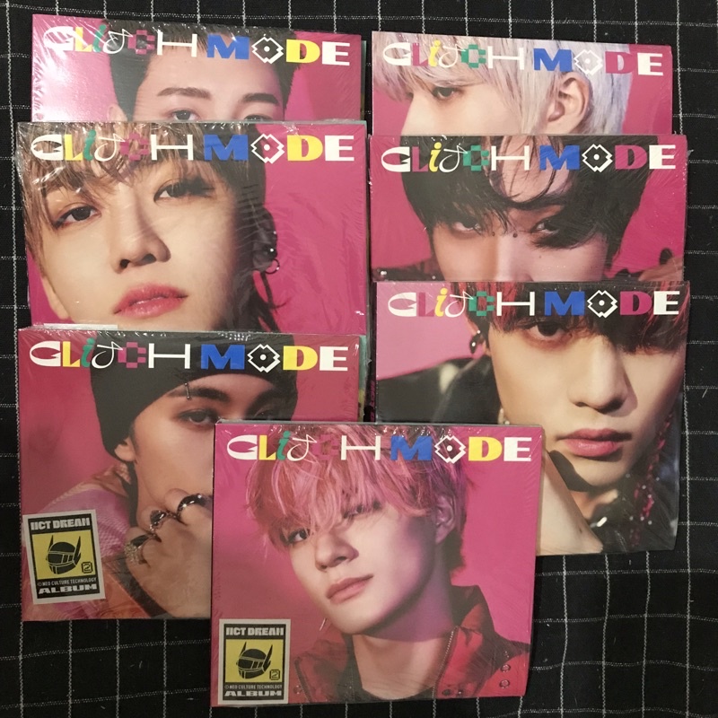 READY STOCK glitch mode digipack ver jaemin jeno renjun mark haechan chenle jisung