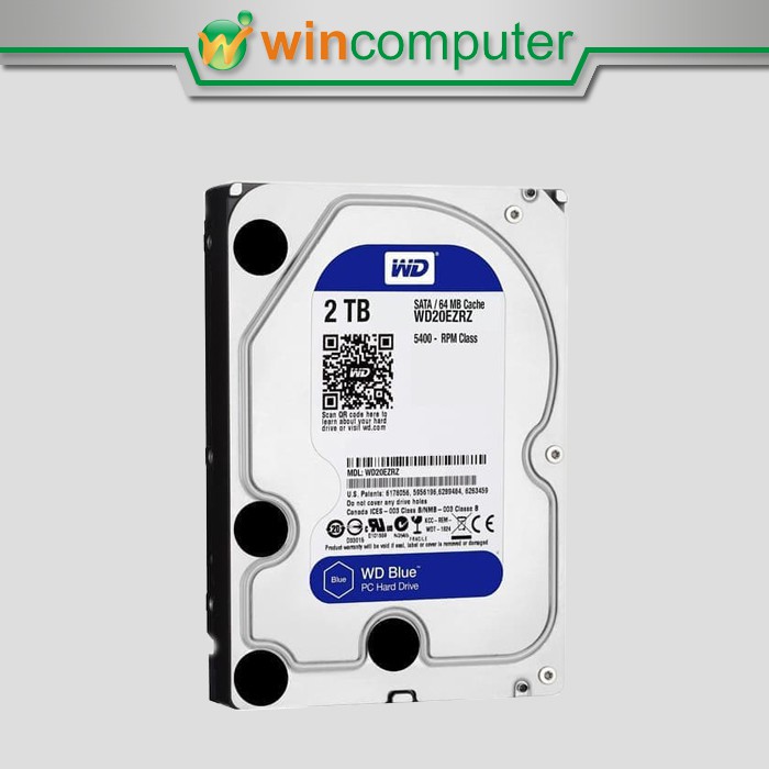 WD 3.5&quot; 2TB SATA3 Caviar Blue - Harddisk Internal for PC