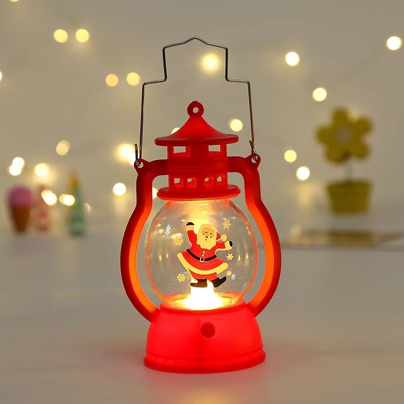 Lampu Lilin Petromax Natal Dekor Natal Murah Souvenir Christmas Grosir