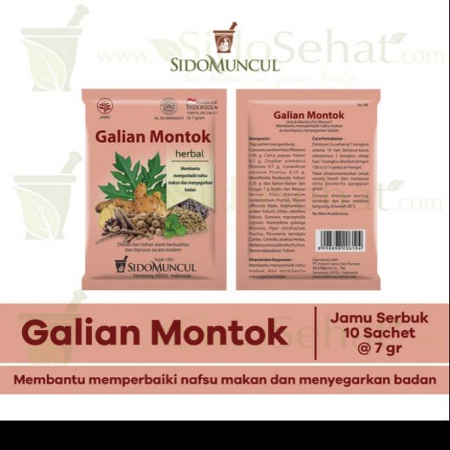 JAMU SERBUK GALIAN MONTOK SIDOMUNCUL