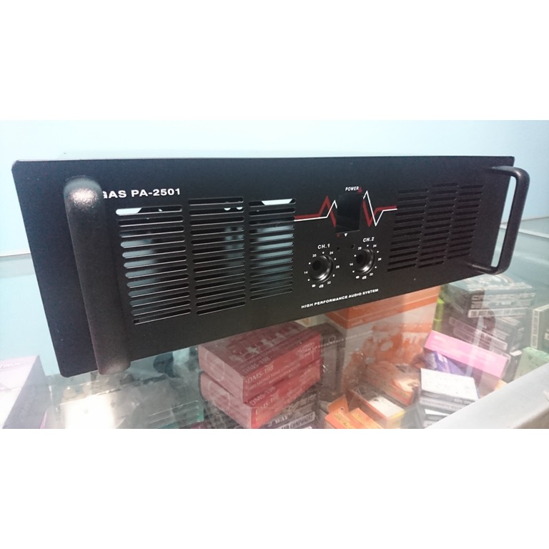 BOX POWER AMPLIFIER PROFESIONAL SOUND SYSTEM GAS PA 2501 TEBAL