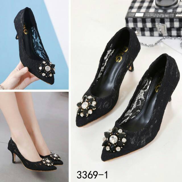 *DOLCE GABBANA BELLUCI ELEGANT HIGH HEELS 3369-1*WB*