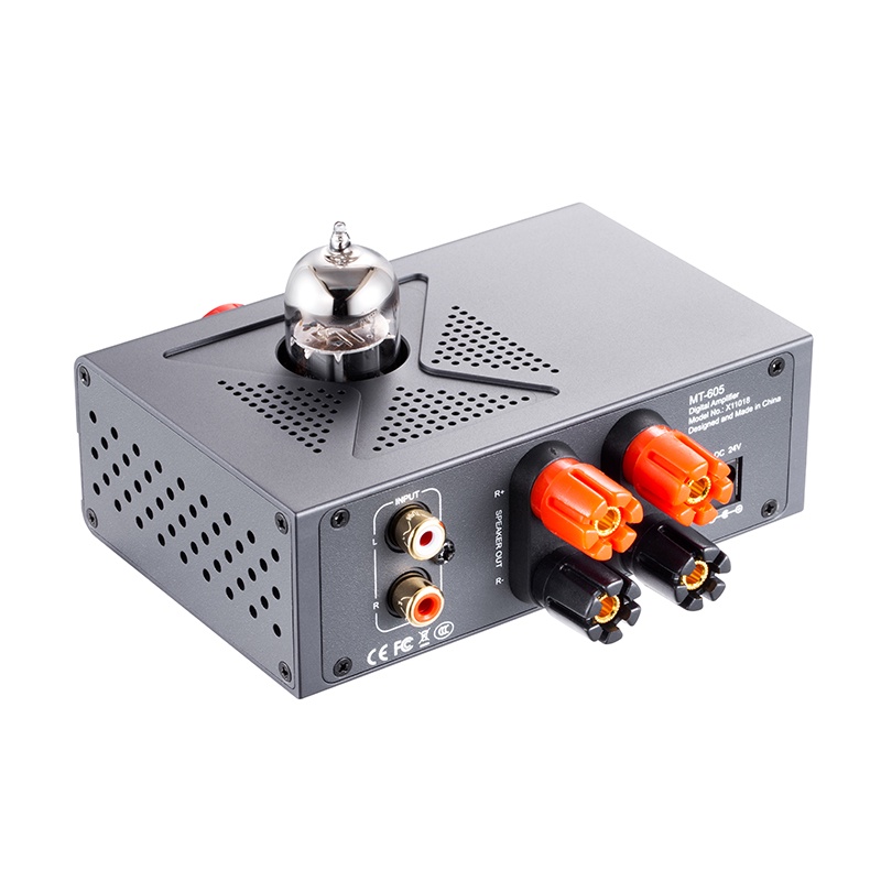 Xduoo MT-605 Power Amplifier Digital 12AU7 Tabung TI TAP3116 Amp Chip Output Power 30W Channel