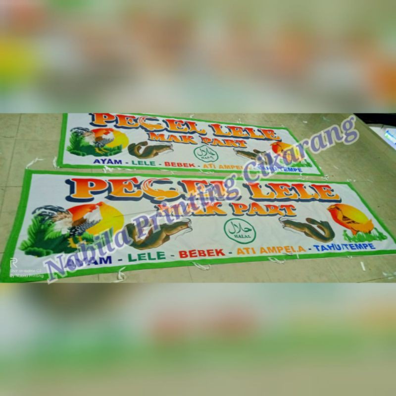 ExtraWrap (CCA) SPANDUK KAIN PECEL LELE,SOTO LAMONGAN,SEAFOOD Gratis Ongkir