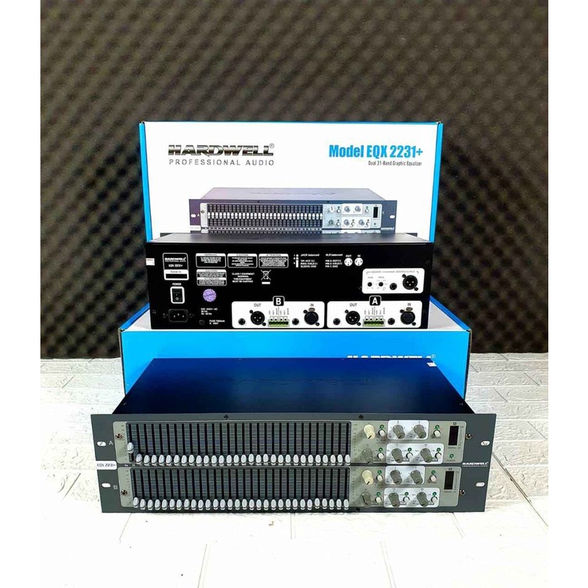 Equalizer Hardwell EQX2231+ EQX 2231+ EQX 2231 Original 2 x 31 Channel Dual Channel Equalizer