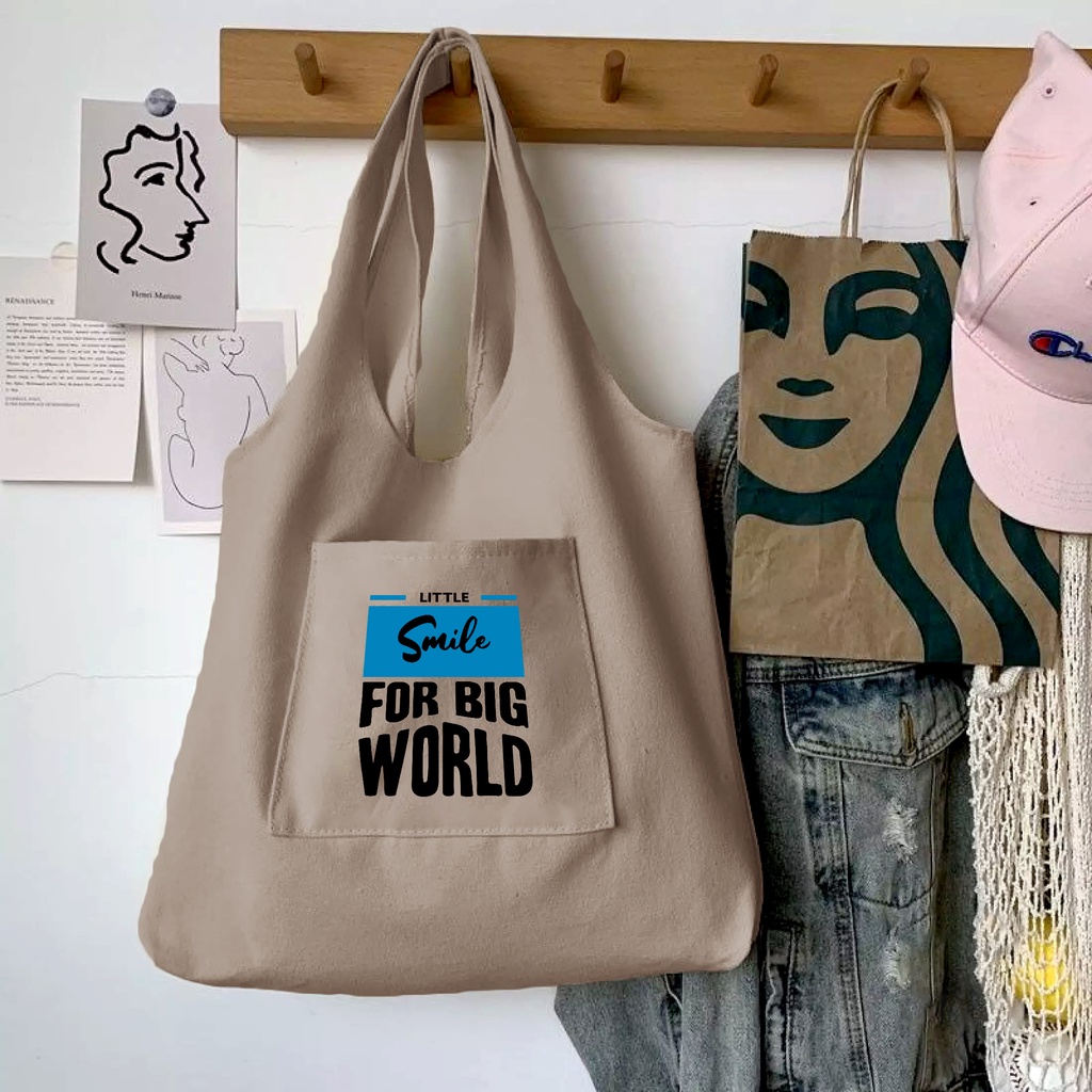 Tote Bag word kain tebal bisa bayar ditempat