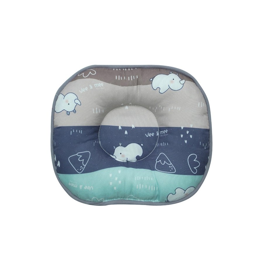 Vee &amp; Mee Nursing Pillow Bantal Menyusui Anti Bakteri + Free Bantal Lengan Rhino Series  - VMB 2010