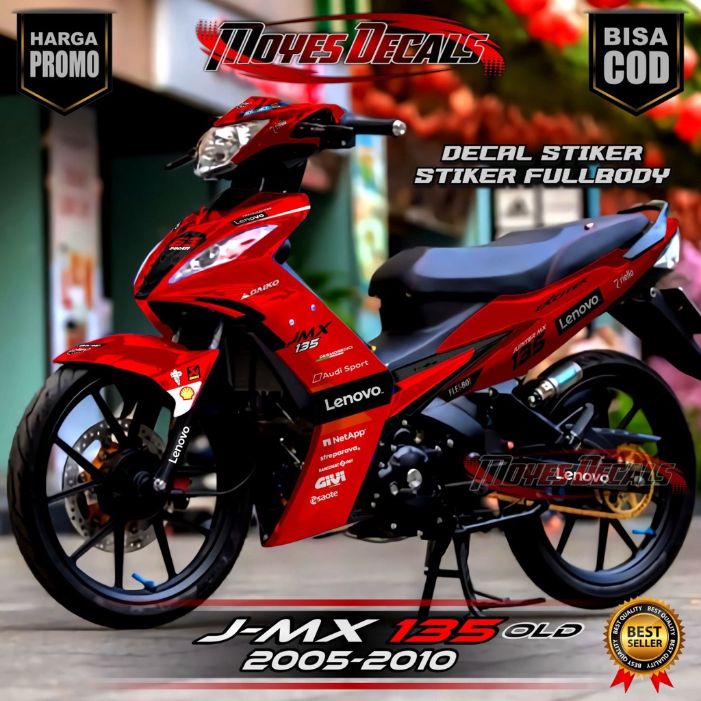 decal jupiter mx 135 old fullbody strifing stiker motor jupiter mx 135 old decal stiker fullbody