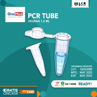 Jual PCR TUBE 1.5 ML PLASTIK EPPENDORF TABUNG REAKSI ONEMED ORIGINAL ...