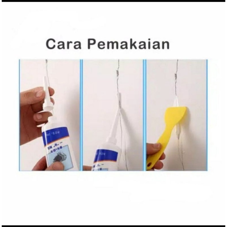 krim perbaiki dinding/tambal tembok anti bocor/dempul dinding-eternit