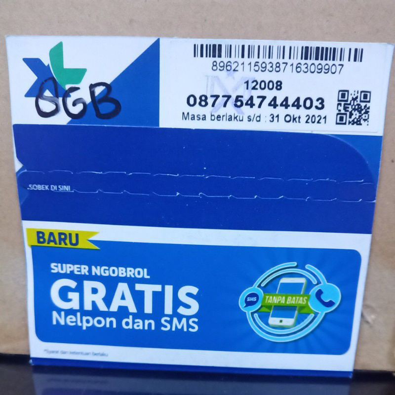PERDANA INTERNET XL 8GB HOTROD 30HARI