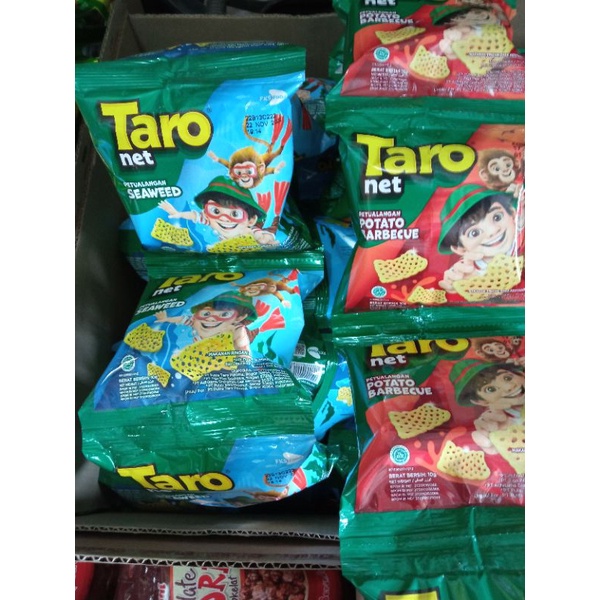 

Snack ciki TARO Net sachet isi 10