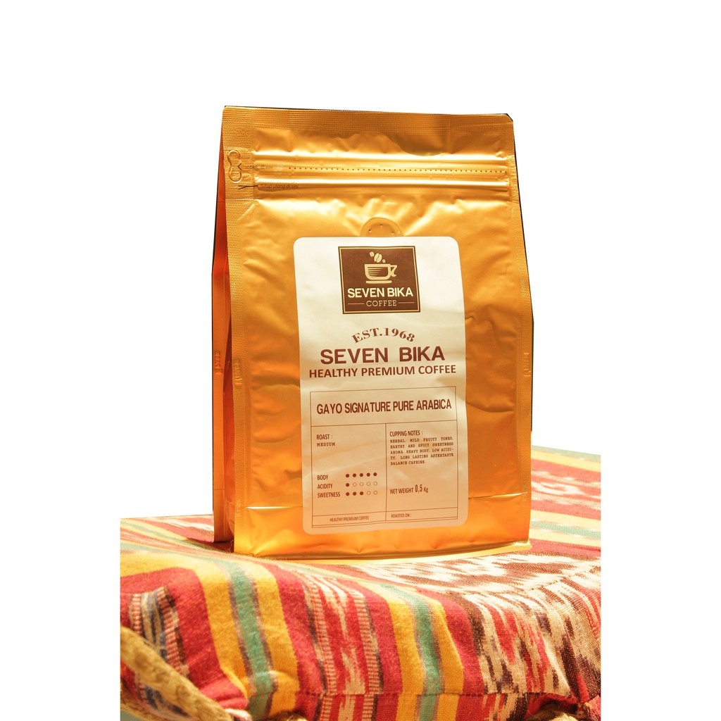 

Seven Bika Gayo Highland Signature Pure Arabica 500 Gr