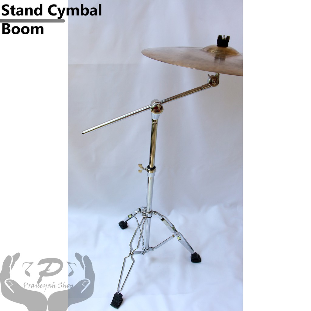 Stand Cymbal Boom Drum Ride Dual Fungsi