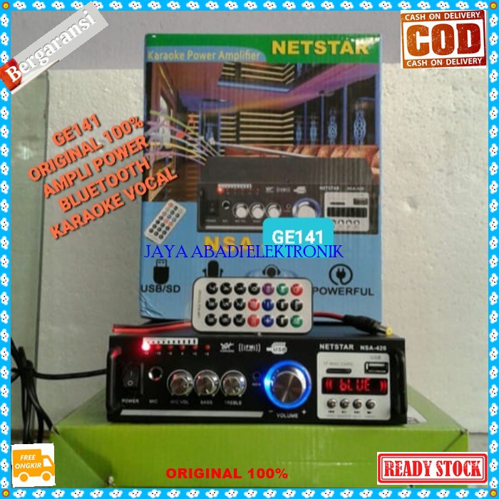 G141 ORIGINAL Power Amplifier mini audio sound system mp3 usb player pro karaoke Bluetooth ampli