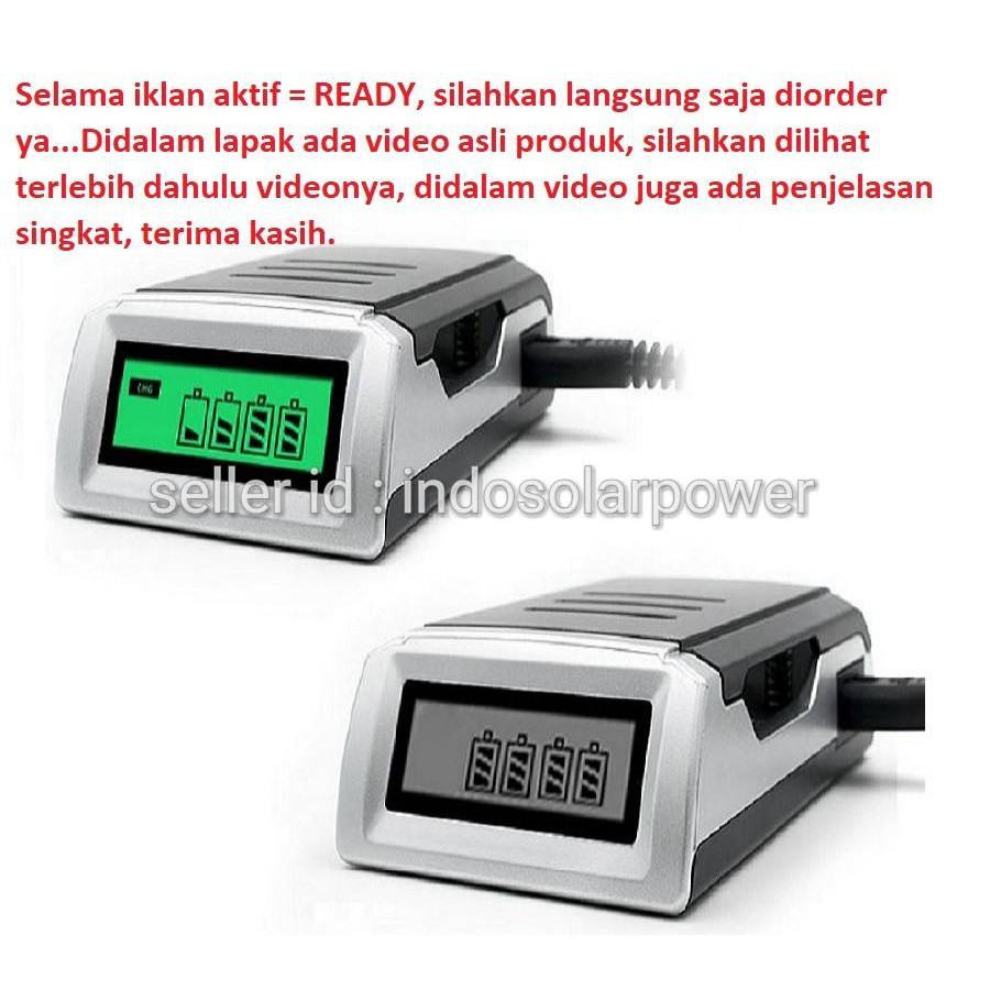 Smart &amp; Quick charger 4 in 1 pengecas baterai AA/AAA rechargeable cas isi ulang batere battery