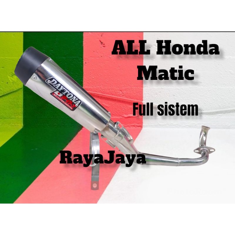 Knalpot Racing DAYTONA Honda Vario 110/Vario 125 CBS/Vario 150/Vario 125 old/Vario techno