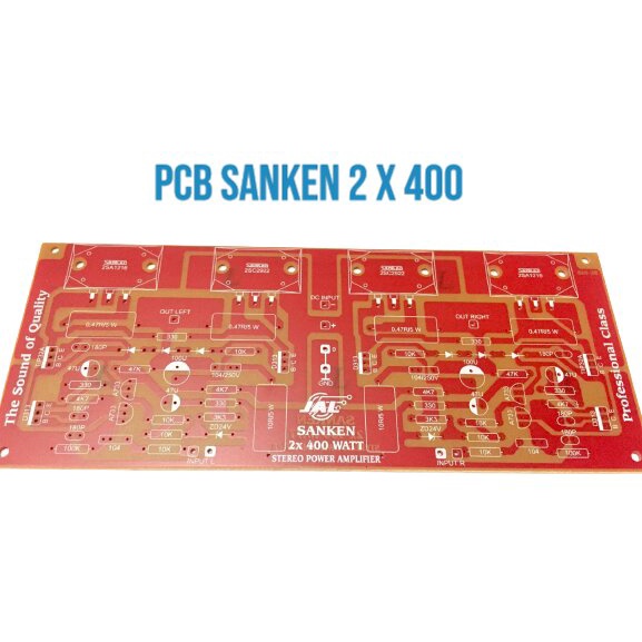 PCB POWER SANKEN 2 X 400 WATT