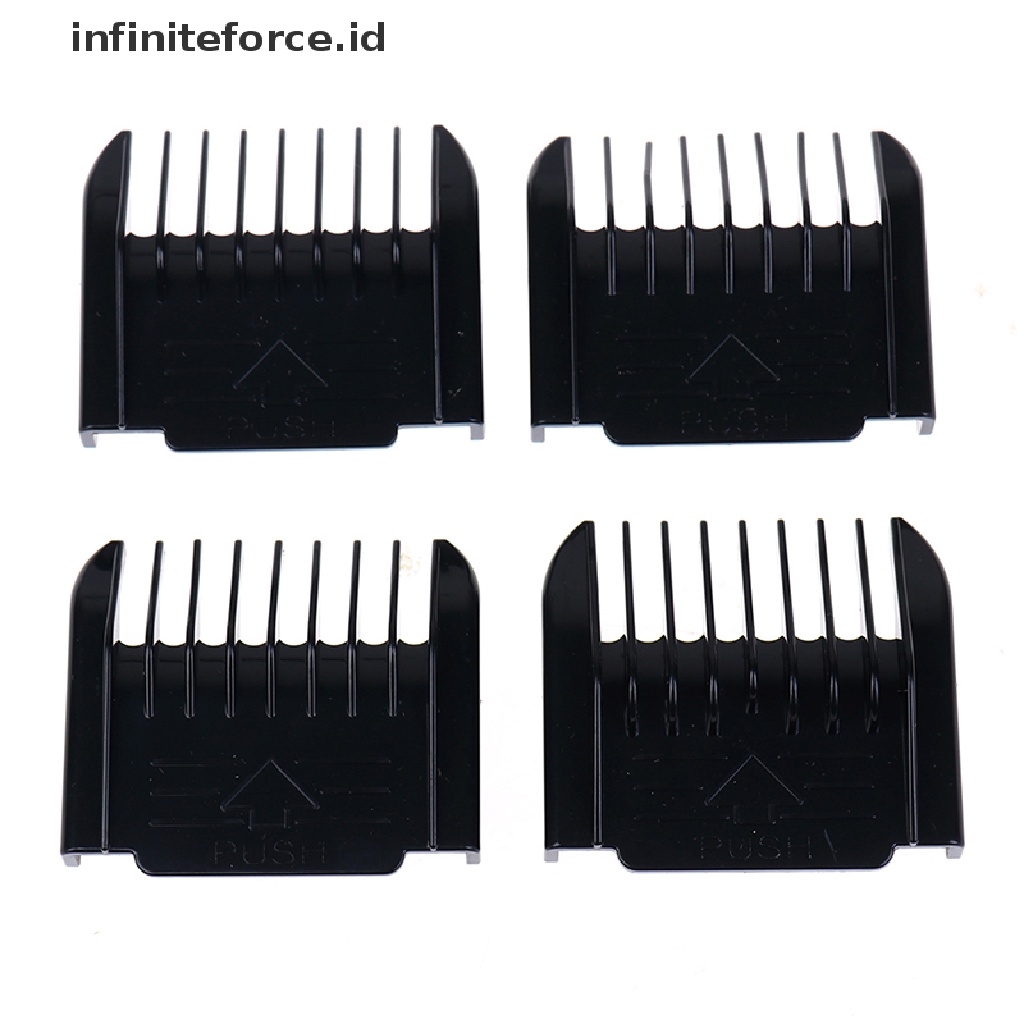 Infiniteforce.id 4pcs / Set Sisir Panduan Potong Rambut Pengganti Untuk Aksesoris Mesin Cukur Elektrik