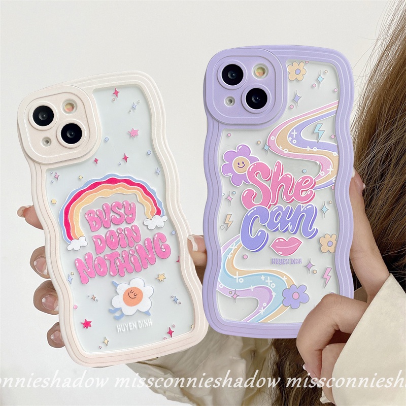 Soft Case TPU Motif Pelangi Untuk Samsung A04 A04s A04E A12 A03 A13 A32 A03s A53 A20s A52 A51 A23 A50 A50s A22 A31 A30s A21s A11