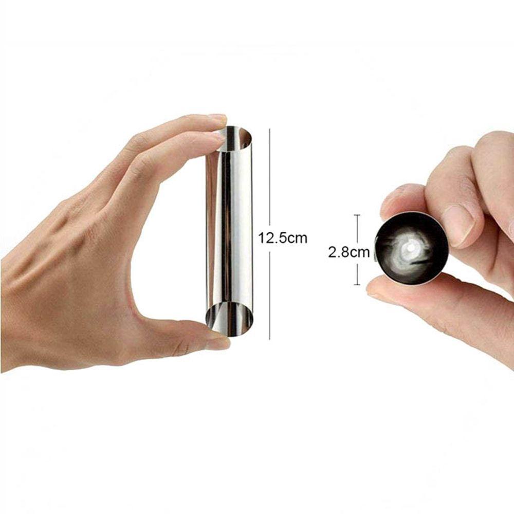 [Elegan] Cannoli Tabung 6pcs/set cream puff Dapur gadget danish pastry roll shell cream puff maker