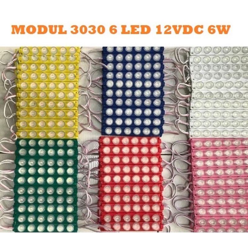 LAMPU LED MODULE 6WATT 12VOLT / LED MODUL 6 MATA BESAR 6W 12V/ LAMPU SAMSUNG