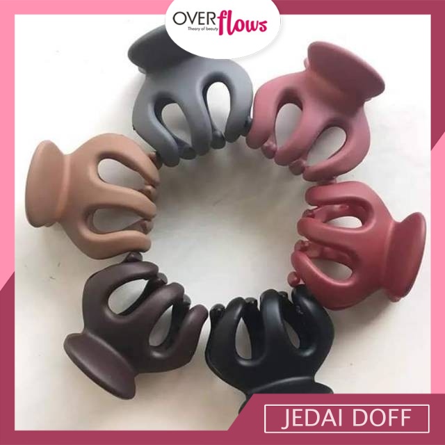 OVERFLOWS.ID Jedai Mini Doff 3cmx3cm Jepit Poni