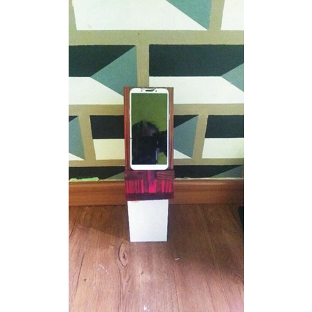 Dudukan Hp/Stand Hp Kayu/Holder hp kayu jati belanda