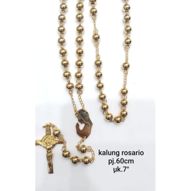 Kalung Rosario Emas Titanium81