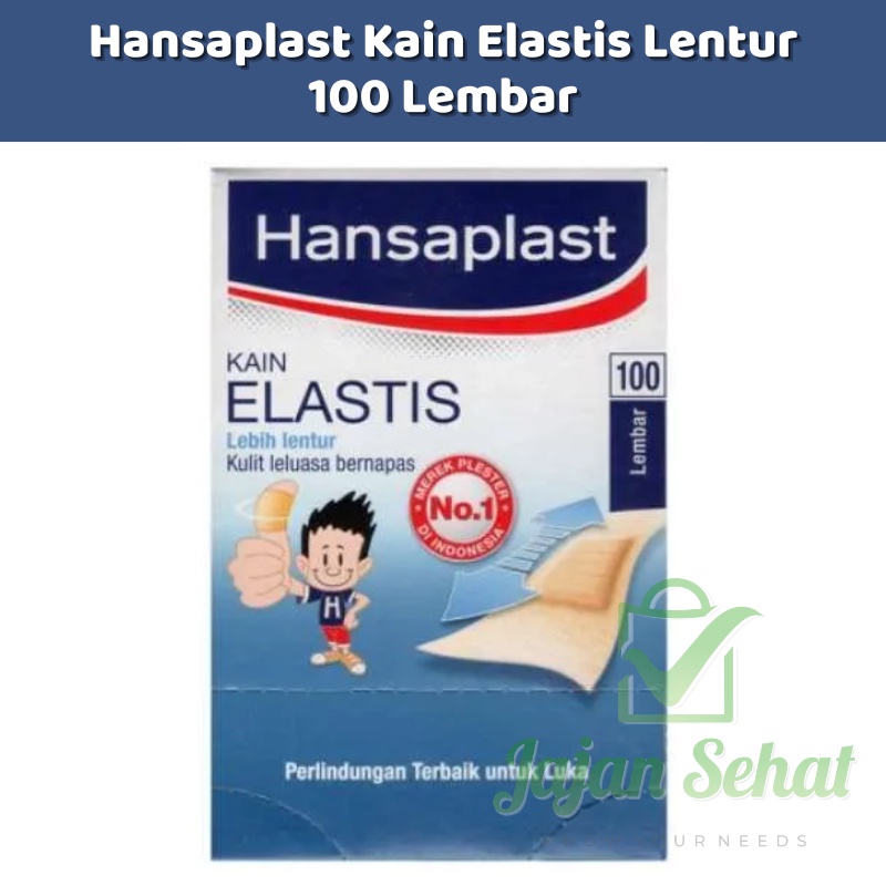 Hansaplast Kain Elastis Lentur 100 Lembar