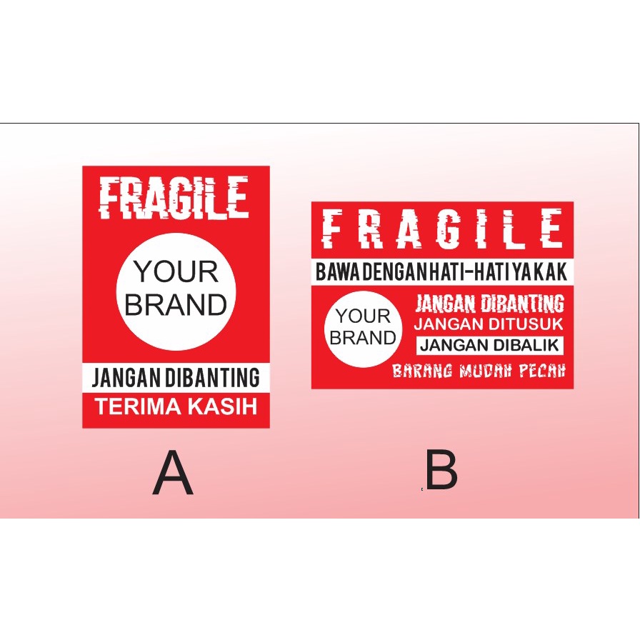 

sticker fragile