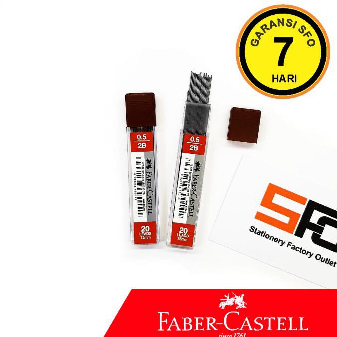 

Produk Terbaik] Isi Pensil Mekanik Faber Castell 0.5Mm (2B)