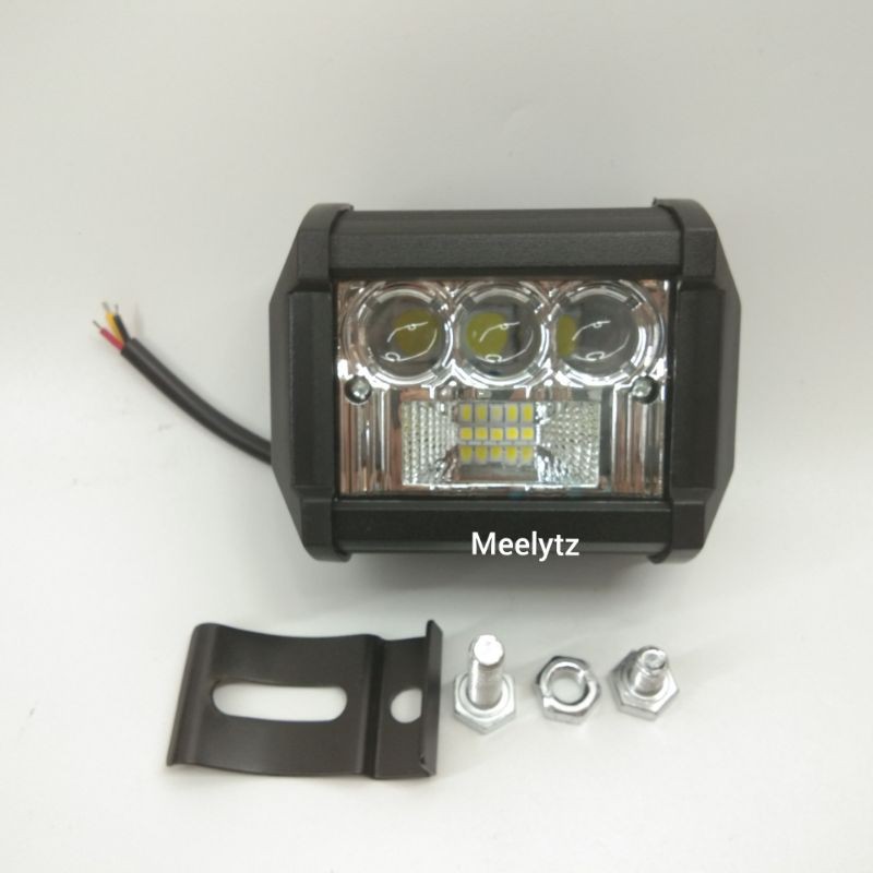 NEW Lampu tembak sorot LED CWL 8 mata putih cahaya 5x3 Fokus+menyebar waterproof